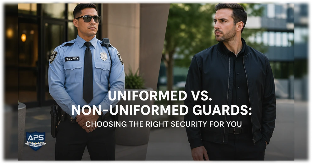 Uniformed vs. Non-Uniformed Guards: Choosing the Right Security for You